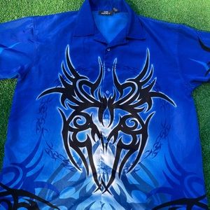 Vintage city impact button up